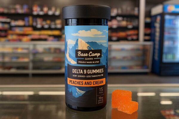 Base Camp Delta 9 Gummies Peaches + Cream